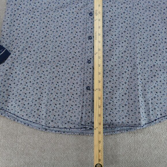 Twills Button Up Shirt Mens XXL Long Sleeve Geometric - Picture 11 of 14